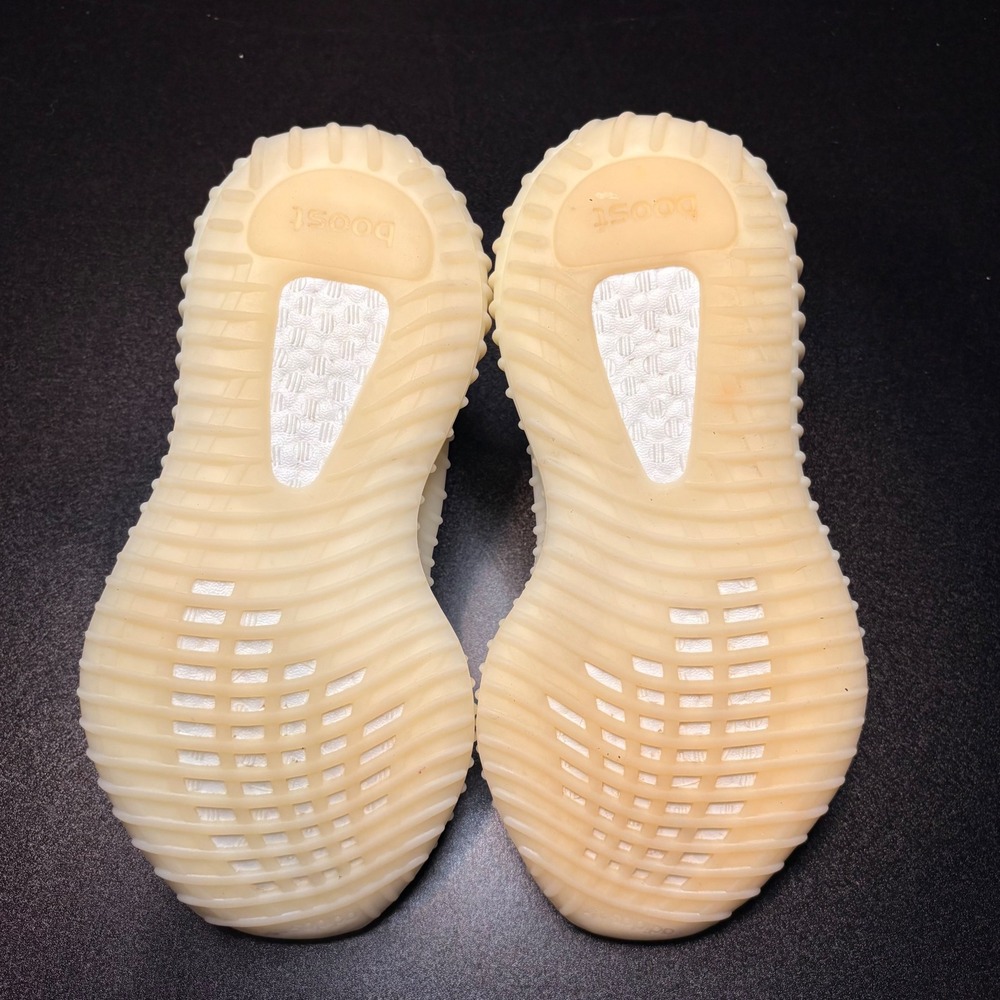 adidas Yeezy Boost 350 V2 CMPCT slate bone 3D knit women size 6 cream gray - Picture 7 of 8